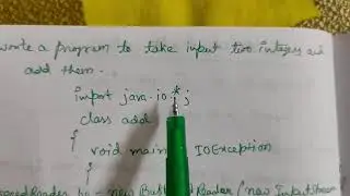 BUFFERED READER CLASS IN JAVA | INPUT USING BUFFERED READER CLASS | ICSE CLASS 9