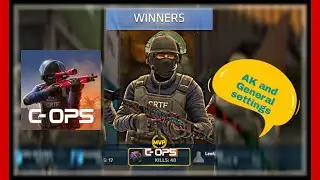 Critical Ops AK settings | Critical Ops All gun settings| Cops Beginners | Cops Pro AK settings |