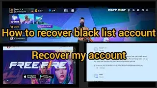 How to recover black list account || my account remove in black list #freefire#viral