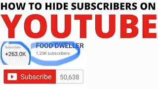 How to hide subscribers on youtube | Hide your YouTube subscriber count