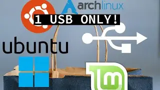 Try Linux the smart way! Multiple distros, one USB Drive! Including Kali Live and Installer