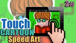 🎨 Speed art pelo celular via touch - mobile (Minecraft Estilo fofo)