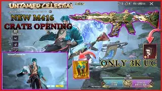 Everything in just 3k uc 😱bgmi |pubg new untamed celestial m416 and outfit redeemed 😍🚀 CRATE OPENING