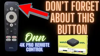 Onn 4K Pro New Favorite Button On The Remote Control | Set It Up In A Matter Of Seconds |