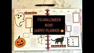 It’s Halloween In My Happy Planner 🎃