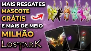 MASCOTE GRÁTIS, RESGATE DE BAÚS E ITENS E MAIS DE MEIO MILHÃO NO PRIMEIRO DIA - LOST ARK