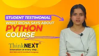 Python Course in Chandigarh | Student Review | ThinkNEXT