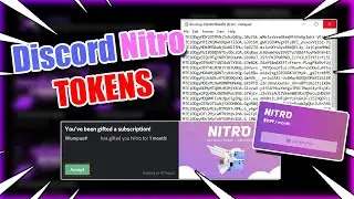 How to get Discord Nitro Tokens, CHEAPEST/FREE Nitro & Server Boosts.