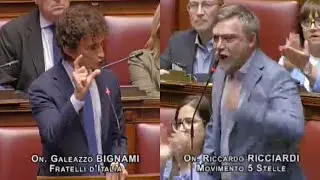 DURO SCONTRO ALLA CAMERA TRA BIGNAMI E RICCIARDI SULLA MANIFESTAZIONE DI IERI