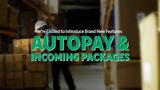 Brand New Features AUTOPAYMENT  INCOMING PACKGES