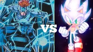 flash(Wally West) VS Hyper Sonic- Versão super city