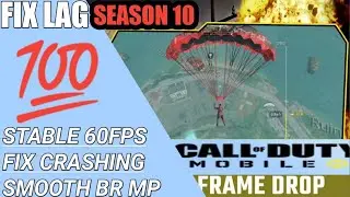 NEW UPDATE SEASON 10 FIX LAG CODM | UPCOMING S10 SMOOTH