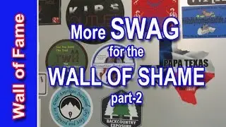 Wall of Shame - More Swag from YouTube Channel