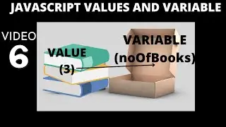 Video 6 || What are Values and Variable in JAVASCRIPT ? || Javascript values || Javascript Tutorial