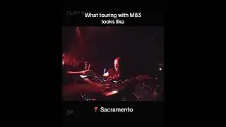 Thank you Sacramento ♥️😘🙌🏽🪐 📹 Enzo Croisier #m83 #ontour #fantasytour #altmusic