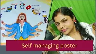 Self Managing poster ll managing poster ll management ll managing self poster ll How to manage self