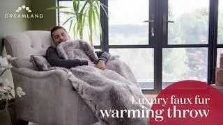 Dreamland Faux Fur Throw Zebra