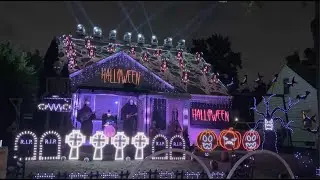 This is Halloween - Marilyn Manson Halloween Light and Projection Show