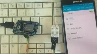 Show Temperature and Humidity as WiFi SSID with ESP8266 and DHT22 Sensor