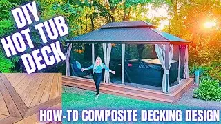 DIY Hot Tub Deck | How To Build Your Own Composite Floating Deck With A Design