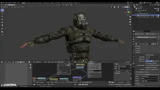 Blender - Anomaly - Basic setup for a human model showcase