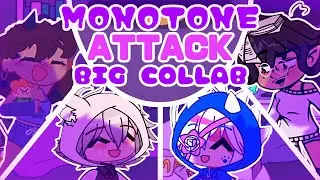 ✨🎤 PAJAMA PARTY! ~ Monotone Attack ~ FNF Gachatuber Collab 🎤✨