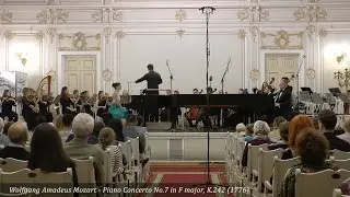 W.A.Mozart - Piano Concerto No.7 in F major, K.242 (1776)