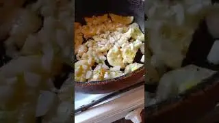 Рецепт яичницы с кабачками#рецепт#кабачки.