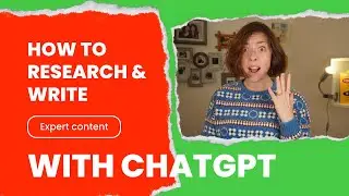 ChatGPT: How to Write EXPERTLY-Made CONTENT on Any TOPIC with AI