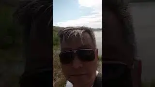 Beautiful wide Selenge river.