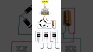 How to Convert AC to DC 5V,9V,12V#shorts#actodc#youtubeshorts#viral#gktechnical#trending#converter