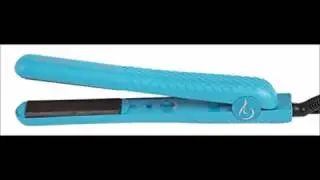 Bebella Color Collection Professional Salon Pure Onyx Ceramic Plates Hair Straightener Flat Iron, 1