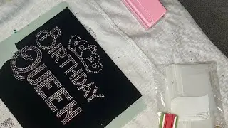 Watch me Rhinestone a Dress