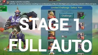 Limited Challenge Stage 1 Vengeful Centaur..full auto..Tarkus Past..Lords mobile
