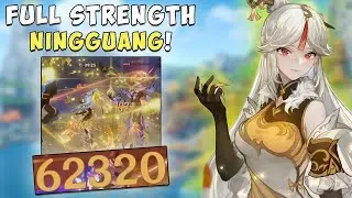 Full Power Charged Atk Ningguang! | Genshin Impact Indonesia