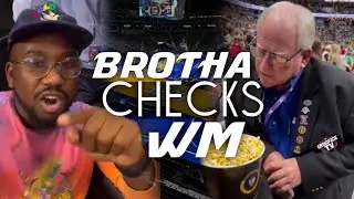 Brotha Checks WM After Accusing Him Of Being At The Wrong Seat At Denver Nuggets Game