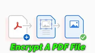How to encrypt a PDF File | Windows 11 Tutorial | Enter Password (v17)
