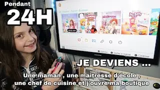 PENDANT 24H ... JE DEVIENS UNE MAITRESSE D'ECOLE, UNE CHEF DE RESTAURANT, UNE MAMAN ... !!