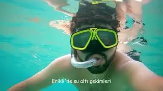 Muhteşem Erikli'de su altı çekimleri