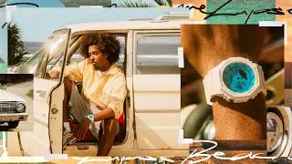 White and blue for the look of a sun-drenched beach | CASIO G-SHOCK