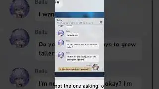 Bailu asks Hoshi about any ways to grow taller