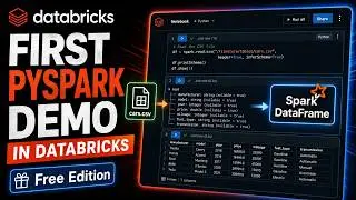 First PySpark Demo in Databricks Free Edition | Load CSV, DataFrame, Schema & Display
