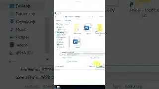 How to Save file in Ms. Office Word