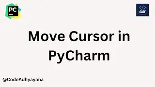 Move cursor in Pycharm Shortcuts