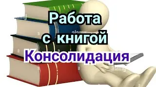 1) Работа с книгой. Консолидация.