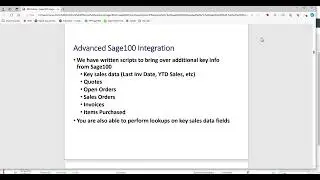 Check out Sage CRM Integrated with Sage 100