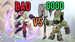 Playing only the BAD characters in Brawlhalla - Brawlhalla commentary Gameplay