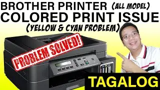 BROTHER PRINTER COLORED PRINT ISSUE || SOLVED!  || ALL MODEL