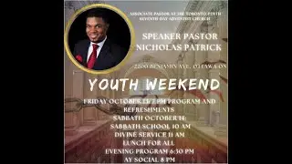 Youth Day | Pastor Nicholas Patrick | October 14, 2023