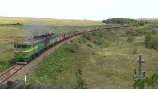 3ТЭ10М-0152Б/1246А [CFM] Freight train | Грузовой поезд